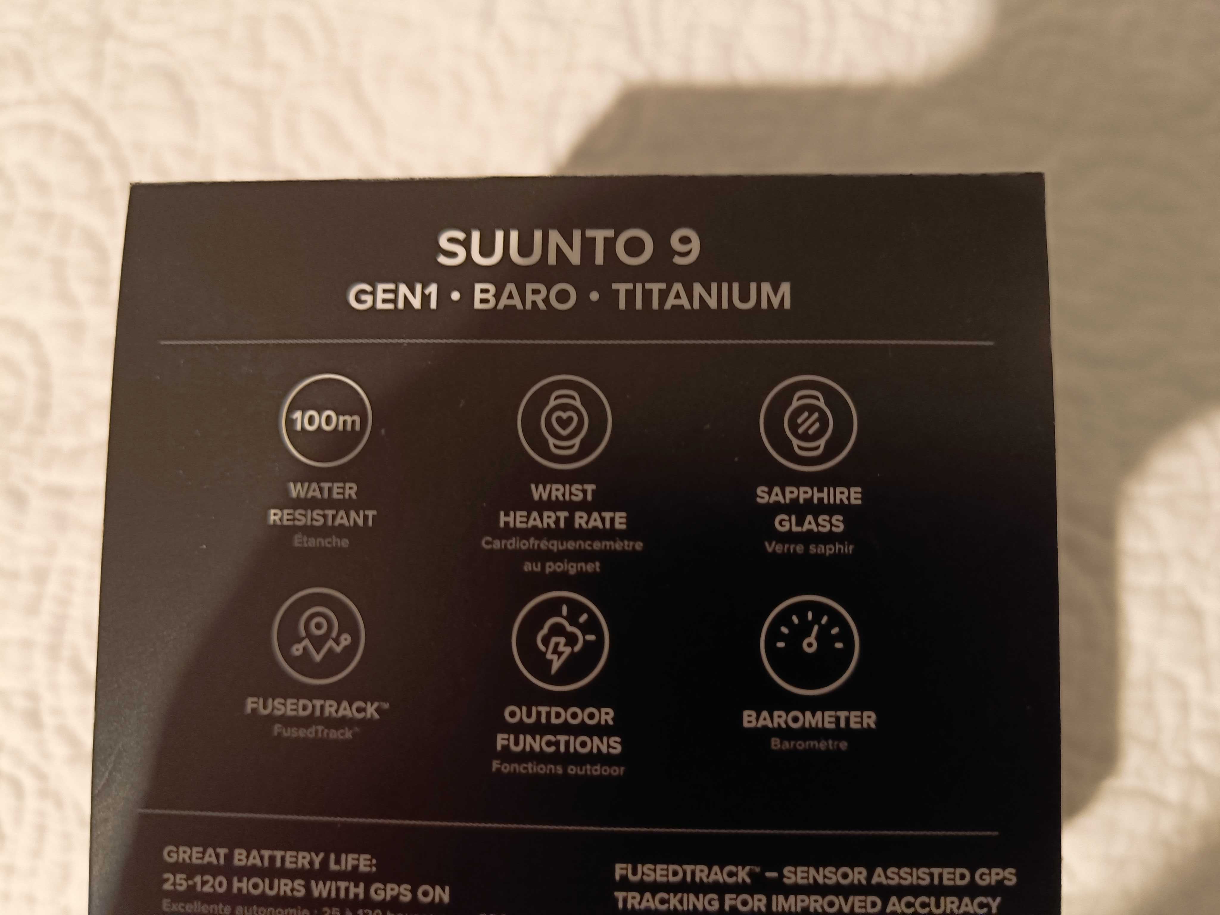 Suunto Baro 9 gen 1 titanium