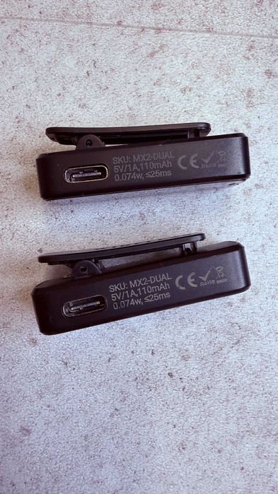 Bestsellerowe 2 mikrofony krawatowe do telefonu MOZOS