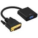 Przejściówka DVI-D na VGA 24+1 Adapter do Monitora Cyfrowa