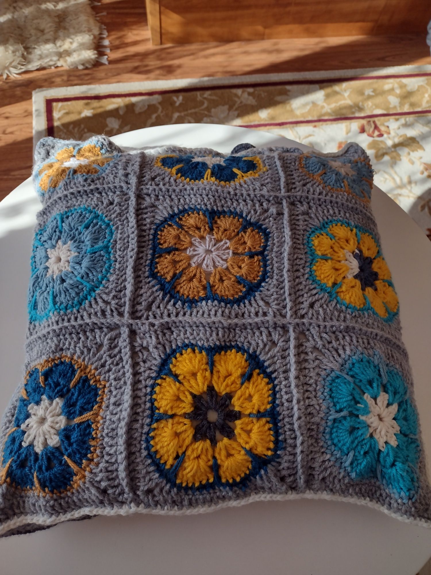 Poszewka na jaśka, patchwork, handmade