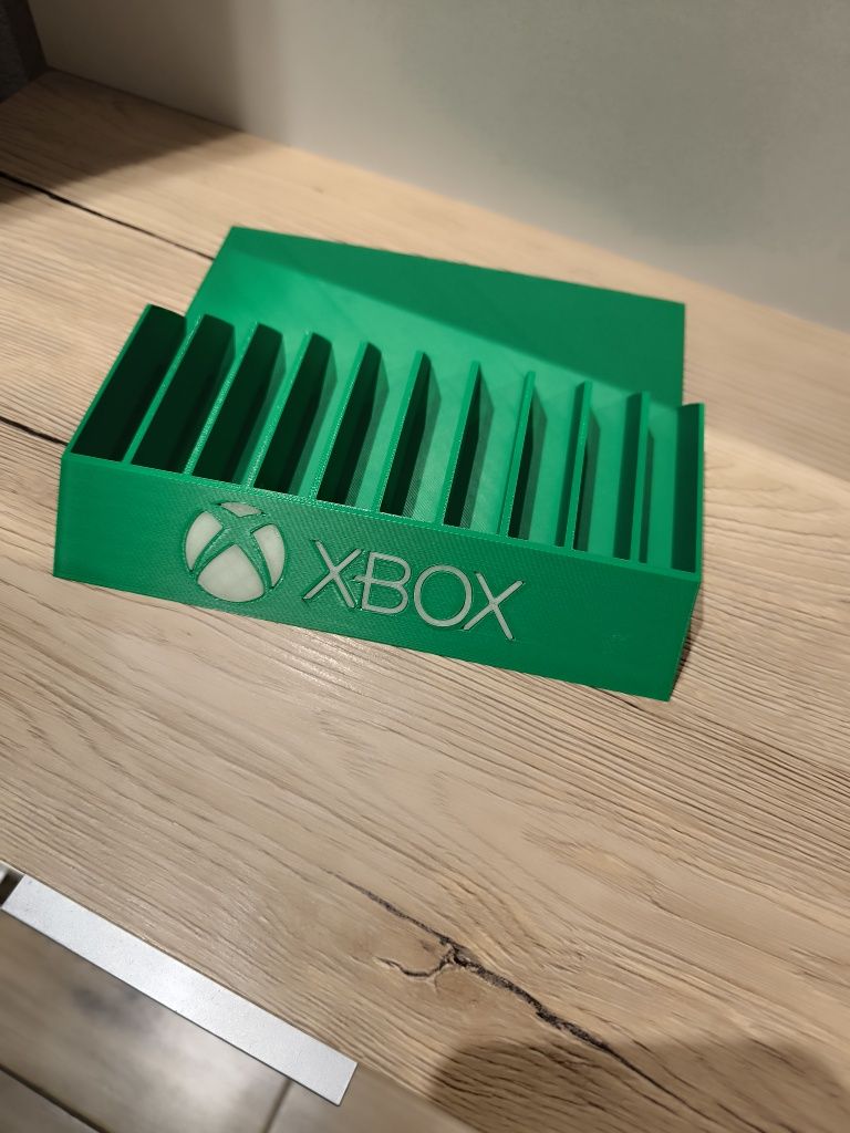 Stojak podstawka na gry Xbox napis fluorescencyjny