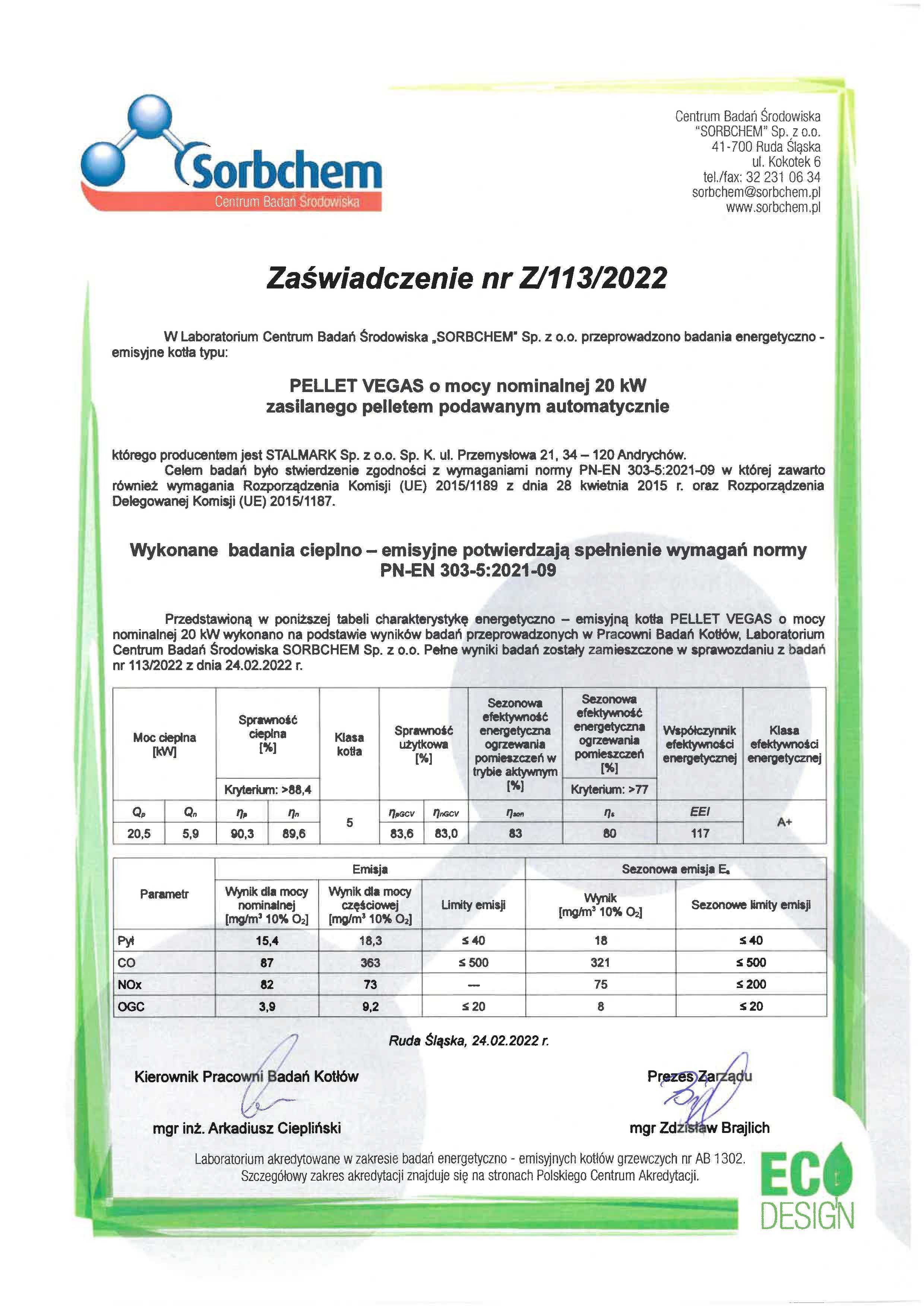 piec na pellet stalmark vegas 20 kw z montażem dotacja prefinansowanie