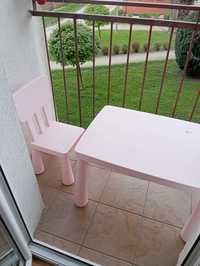Stół+krzesełko Mammut Ikea