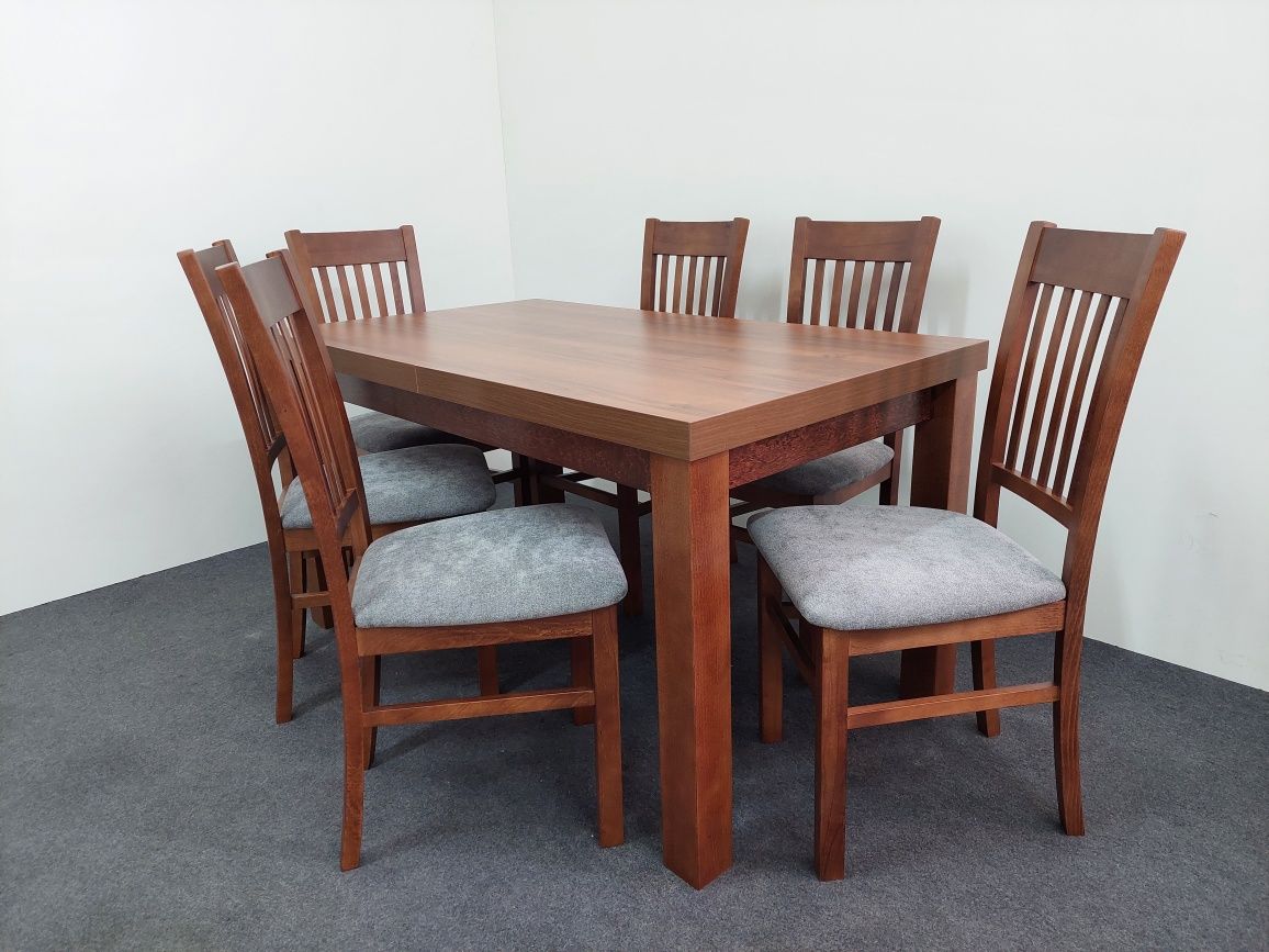 Nowy Zestaw Stół do 190cm + 6 krzeseł producent
