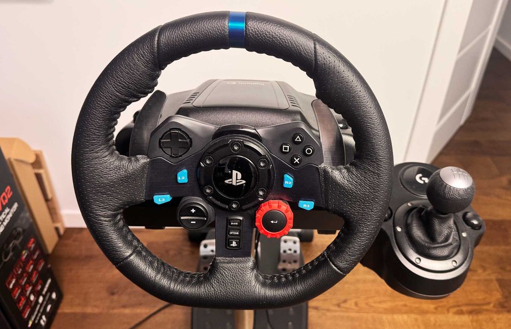 Logitech G29 + Shifter + Stojak | Pełny komplet