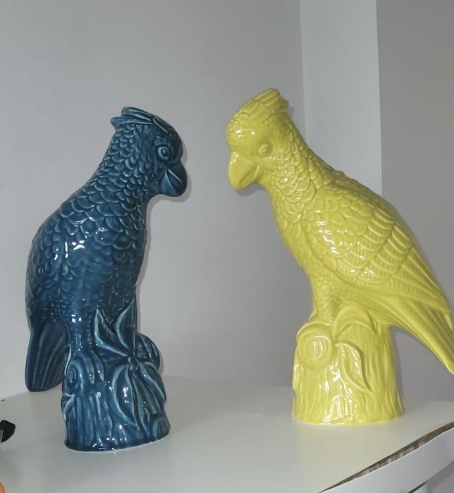Decoração Papagaio em CERÂMICA