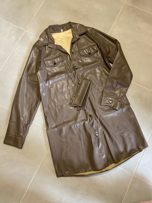 Шкіряна сукня / Кожаное платье