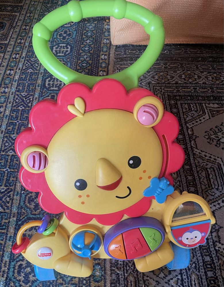 Fisher Price Andador Primeiros Passos Activity Lion