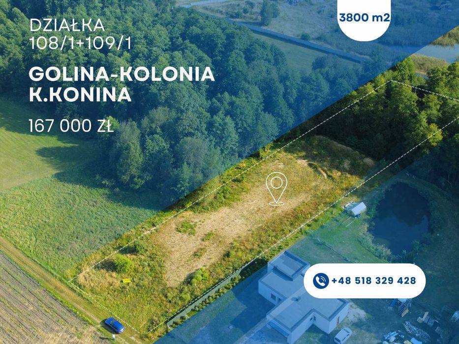 Sprzedam dużą działkę budowlaną z decyzją o warunkach zabudowy
