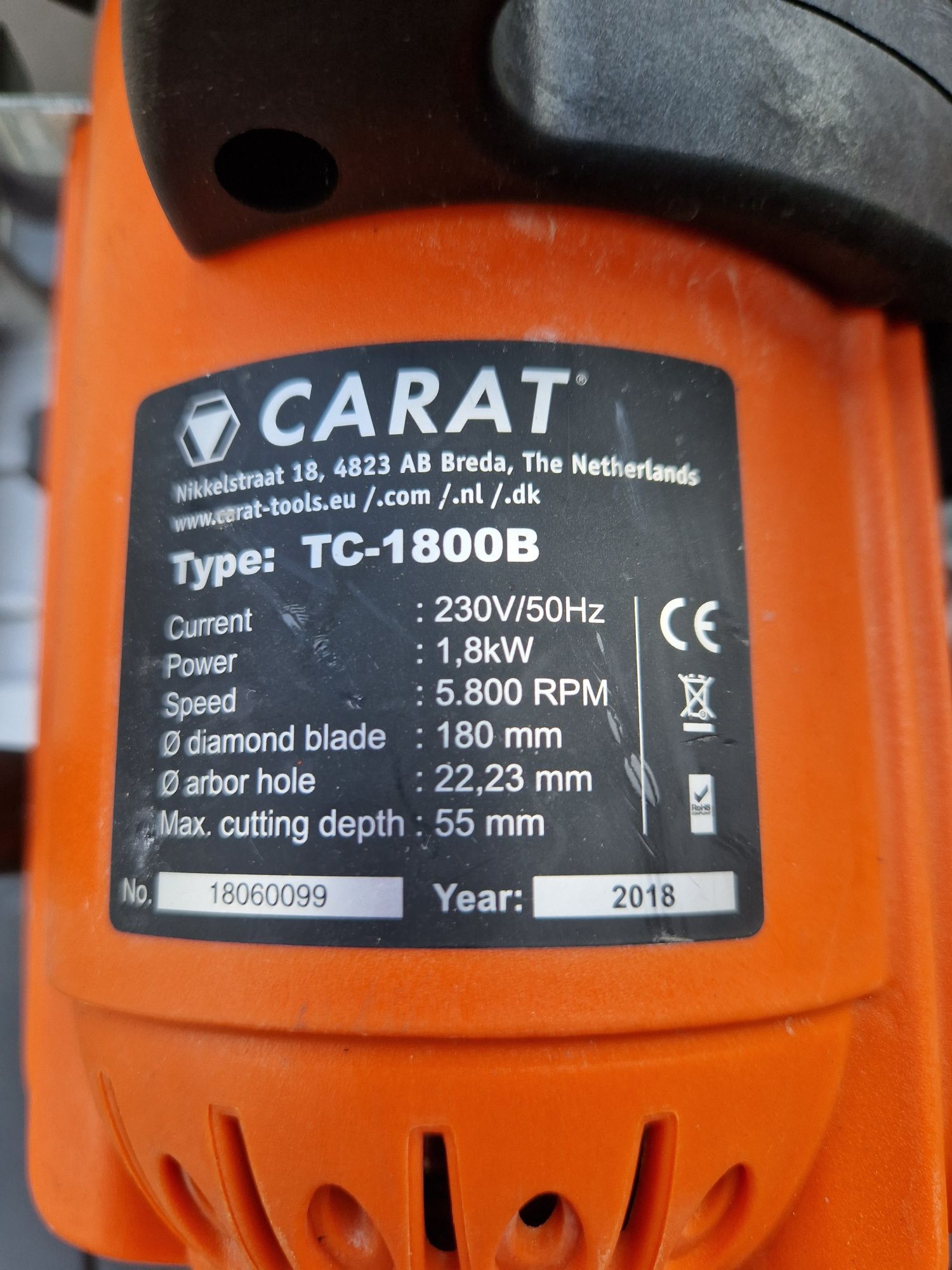 Przecinarka do płytek karat TC 180 DB Piła liniowa