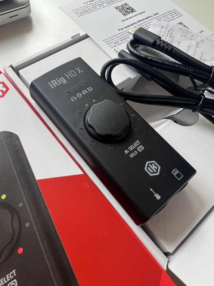 Гітарний інтерфейс IK MULTIMEDIA iRIG HD X