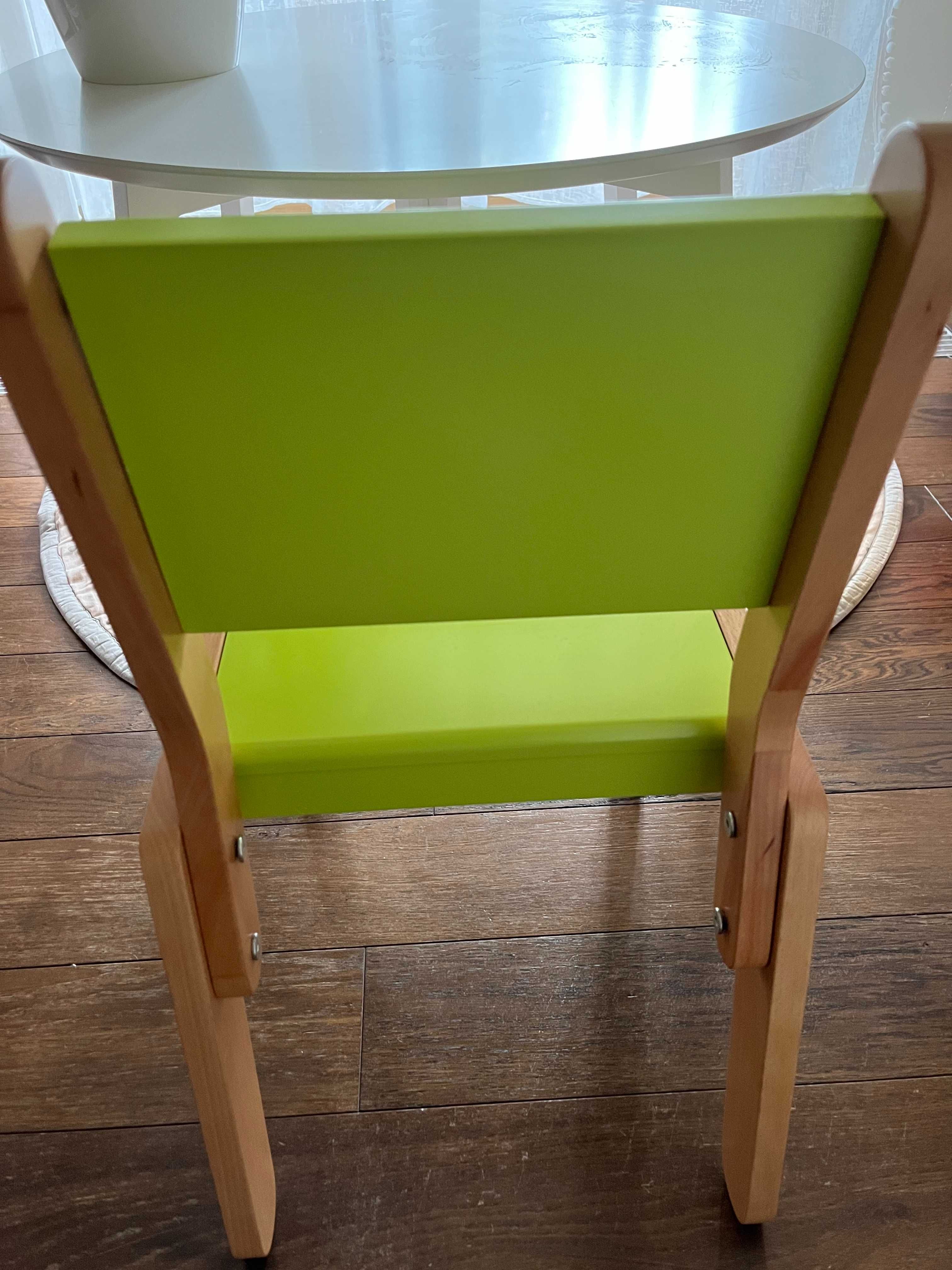 Krzesełko dla dziecka, solidne, lite drewno, super jakość, piękne
