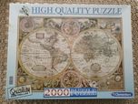 Clementoni puzzle mapa świata HI Quality