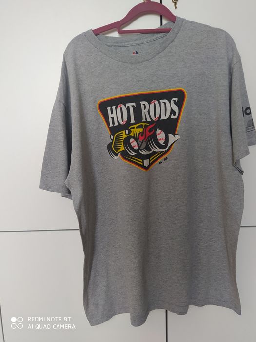 Koszulka szara z nadrukiem, rozmiar XL