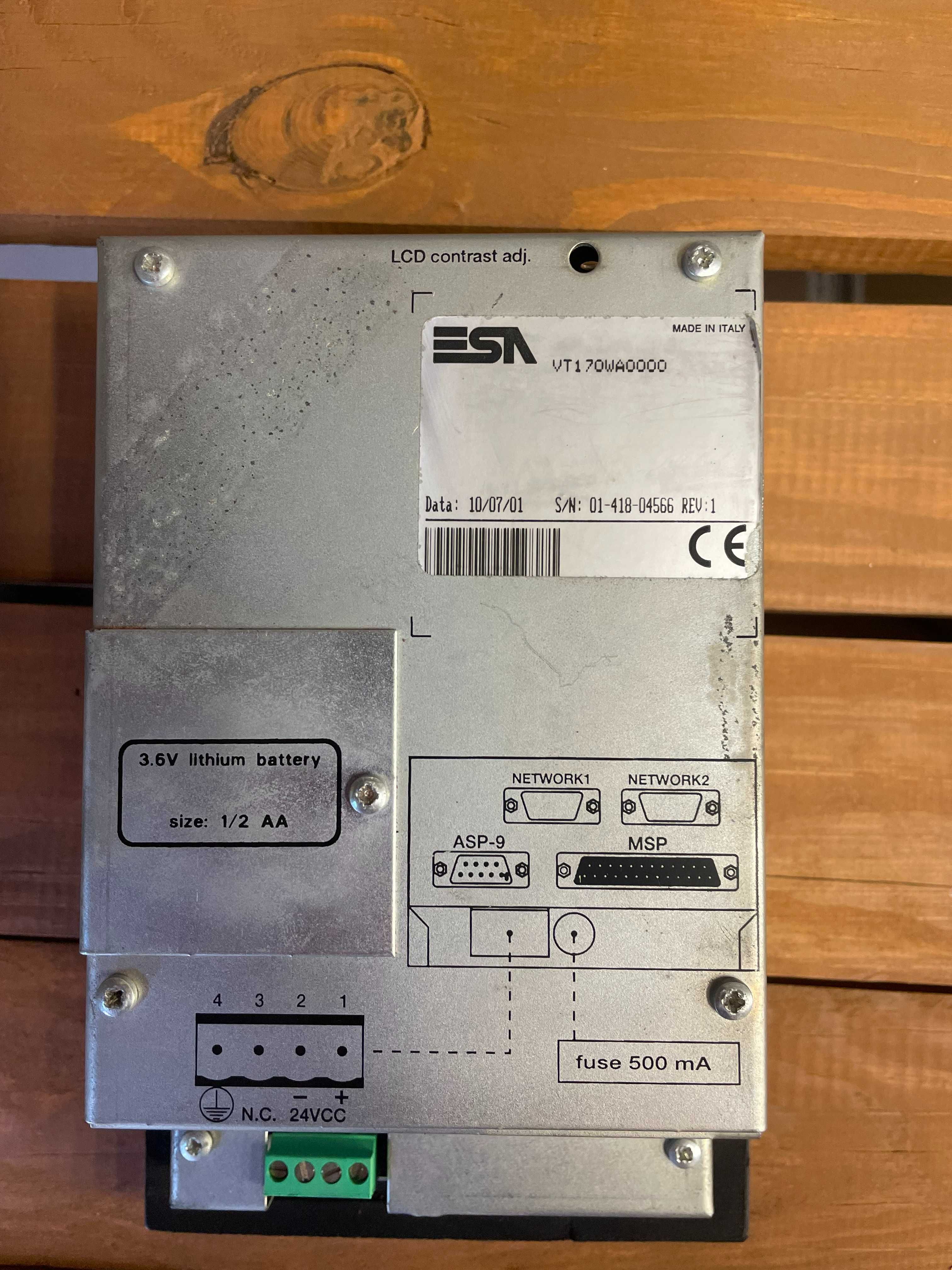 Panel operatorski HMI ESA VT170WA0000
