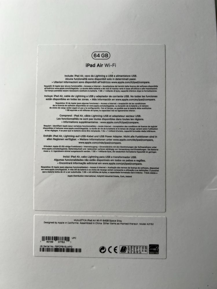 Apple iPad Air 3  10.5 64GB 2019
