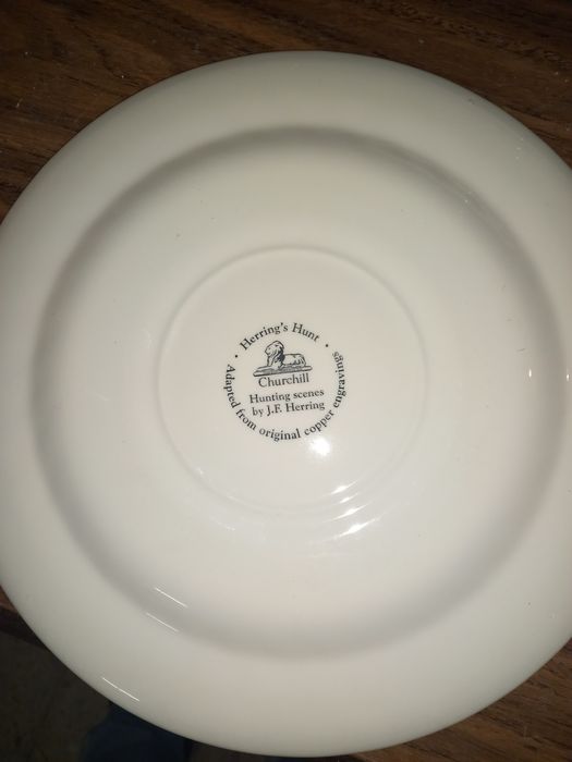 Prato raro inglês de colecção