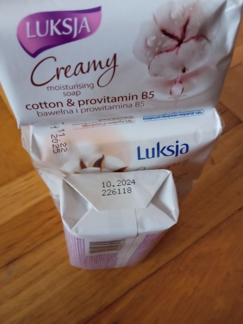 Mydła Luksus 10szt.krema z cotton i B5