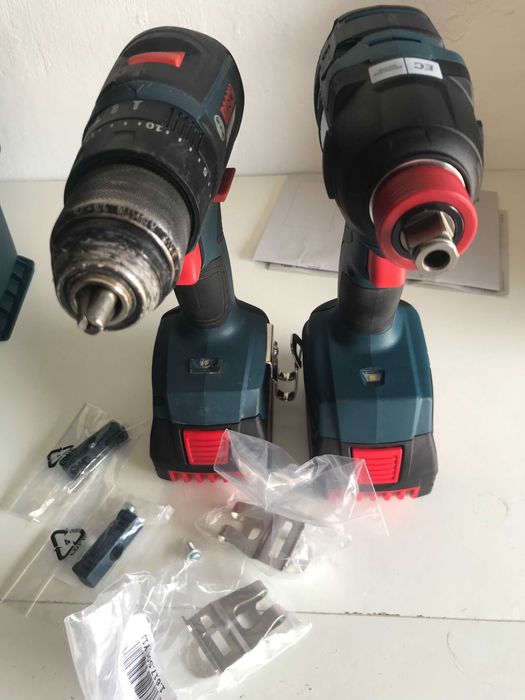 Шуруповерт безщітковий Bosch GSB 18V-55 та гайковерт GDX 18V-200