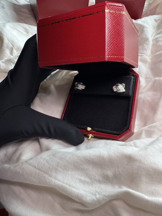 Сережки серьги  Cartier panthere