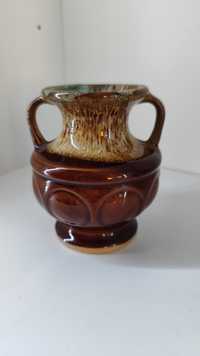 Ceramiczny wazon Fajans PRL