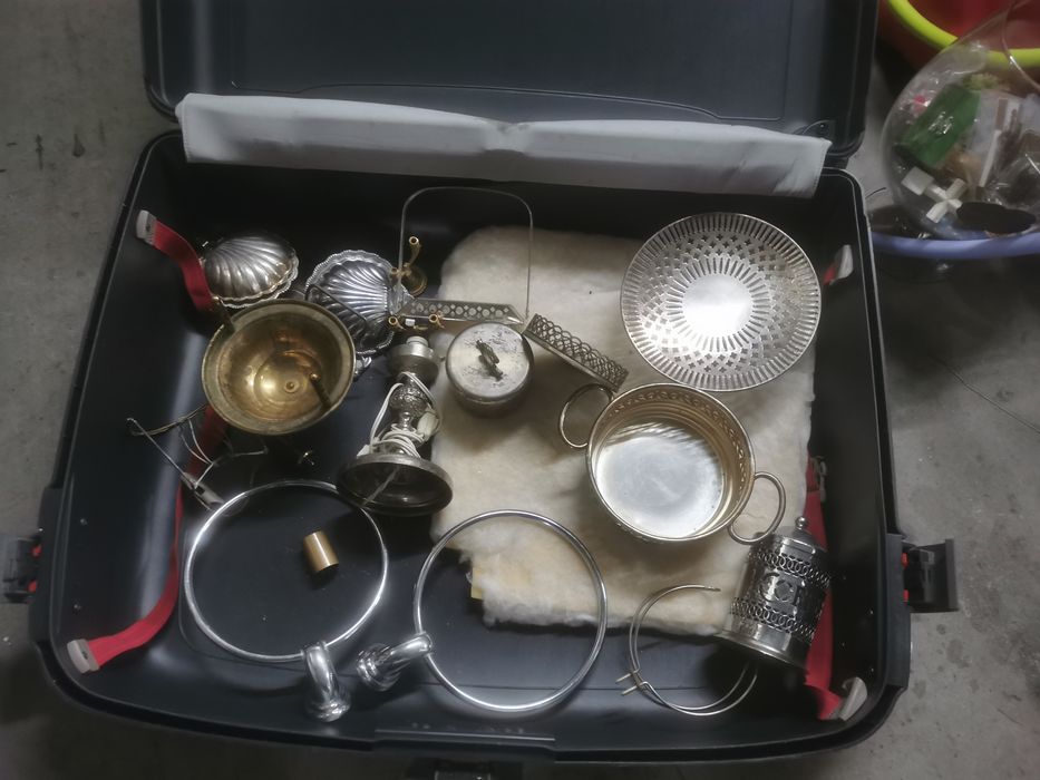 Várias peças de Latão, casquinha .