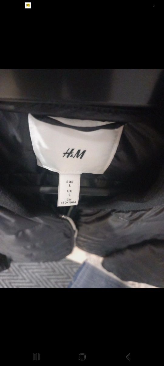 Kurtka puchowa pikowana H&M L nowa