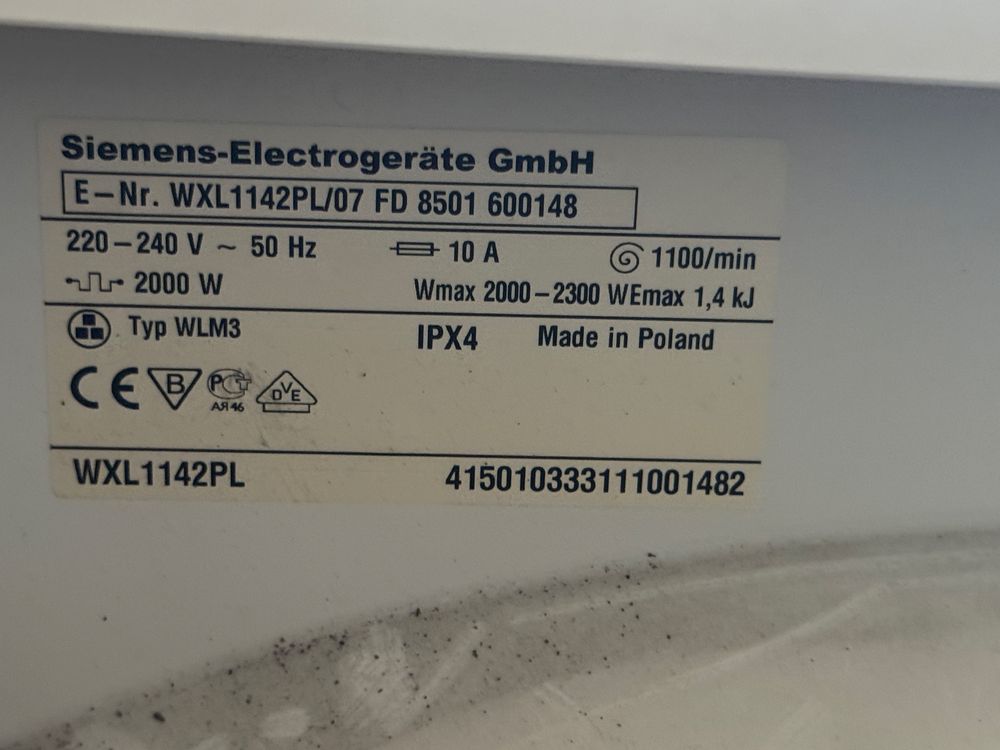 Pralka Samsung 1100 obrotow 6kg