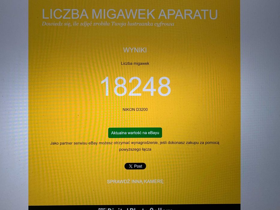 Nikon D3200 (18k migawek) + Uniwersalny Tamron 18-200mm z VC