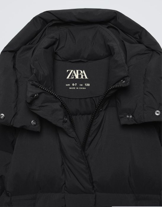 Пуховик Zara зимова курта 122 164