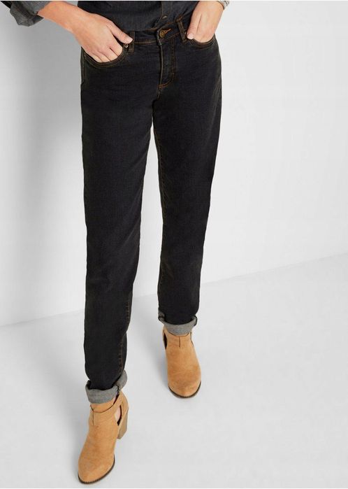 B.P.C modne jeansy mom ciemne r.36