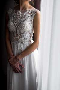 Suknia ślubna, kolor Ivory, rozmiar S