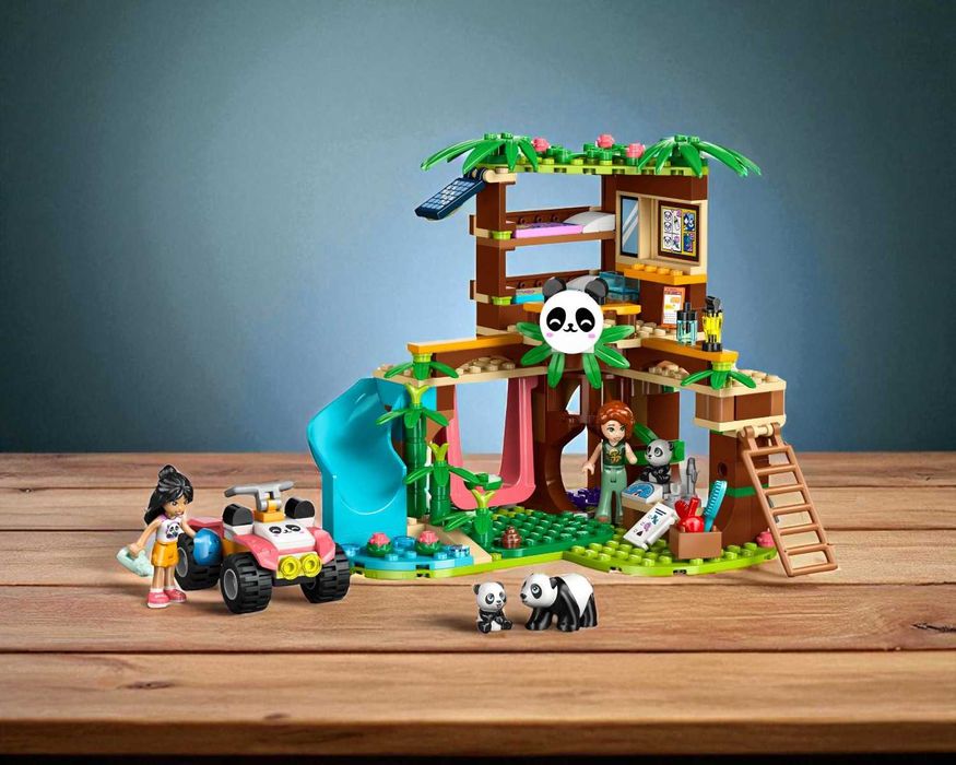 LEGO Friends Opieka Nad Pandami Zestaw 243el. Domek Na Drzewie PREZENT