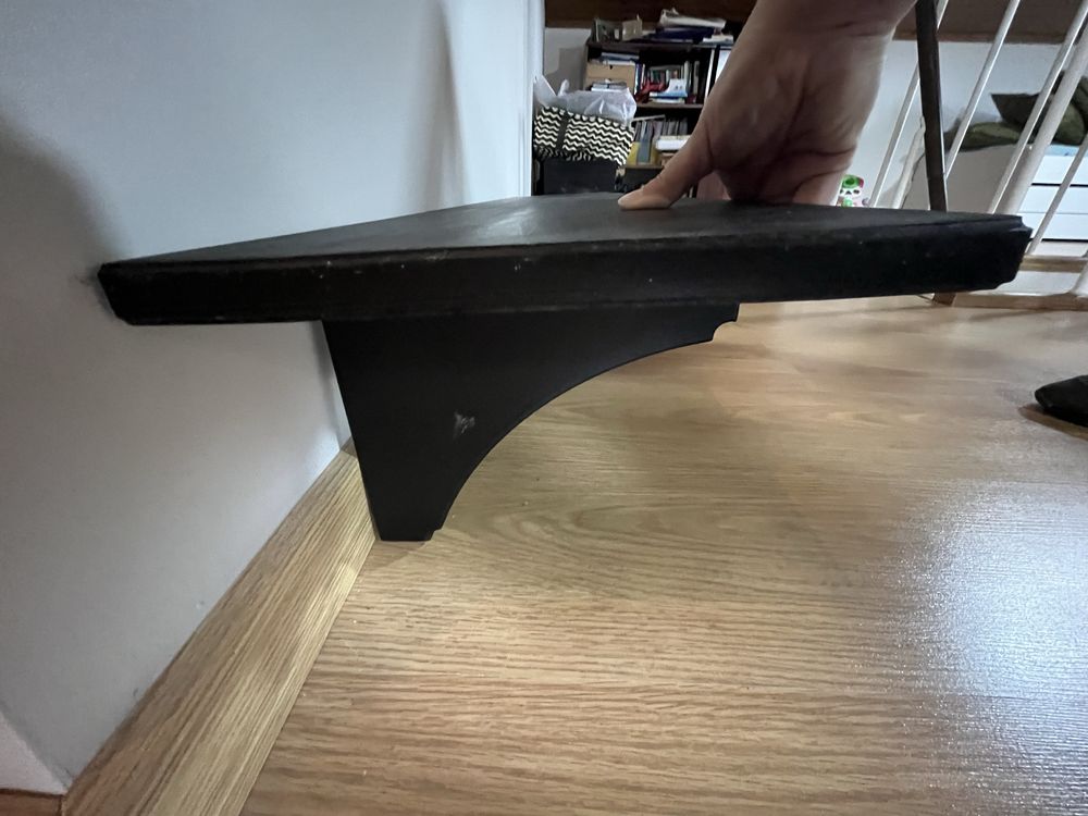 Cabide parteleira IKEA STENSTORP preto castanho