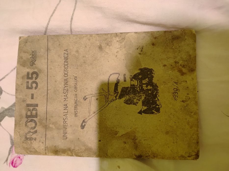 Traktorek Robi 55 glebogryzarka przyczepka.