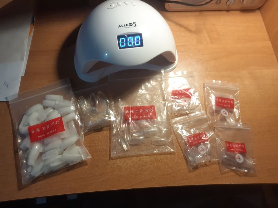 Lampa do paznokci Hybrydowych Żelowych 24 Diody LED/UV 48W