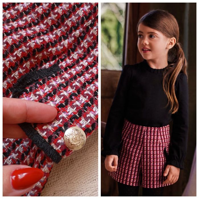 Abel&Lula 8L markowe NOWE spodenki tweedowe eleganckie