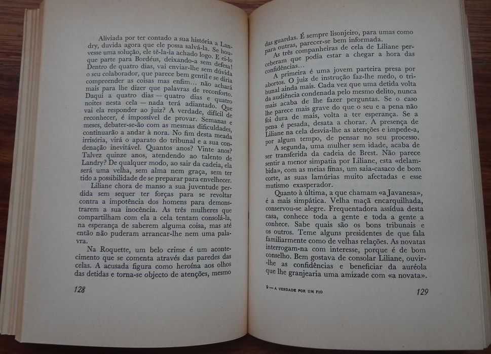A Verdade Por Um Fio de René Floriot - 1ª EdiçãoAno 1970