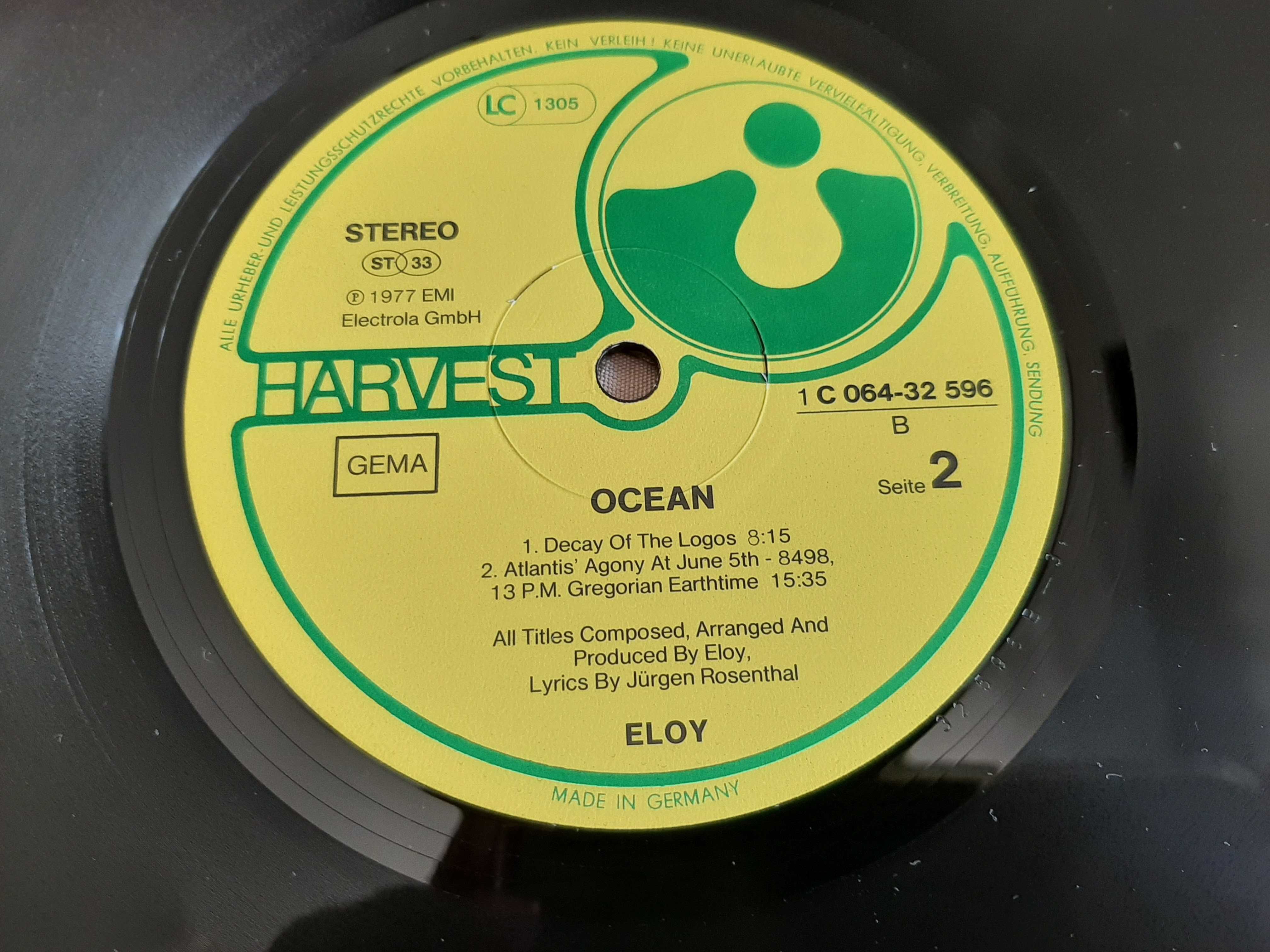 Eloy - Ocean - Germany - Vinil LP