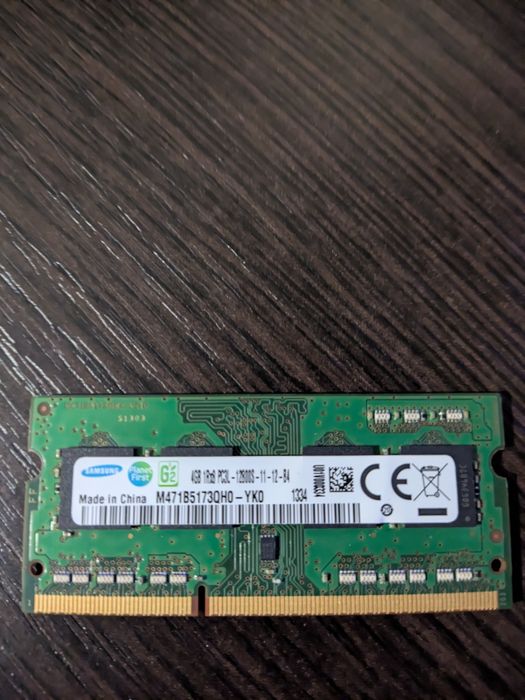 Память для ноутбука Samsung DDR3L 4gb