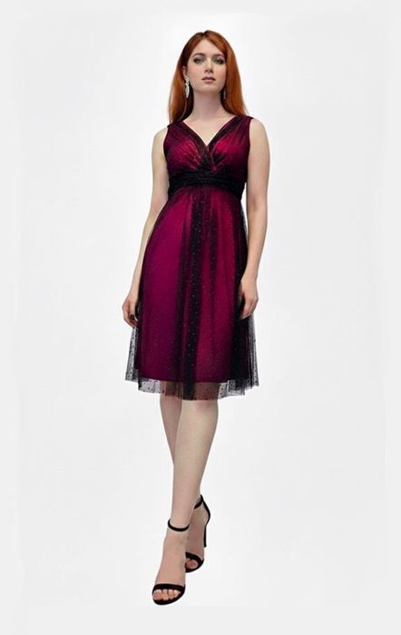 Чудова двошарова вечірня сукня ASOS (UK14)