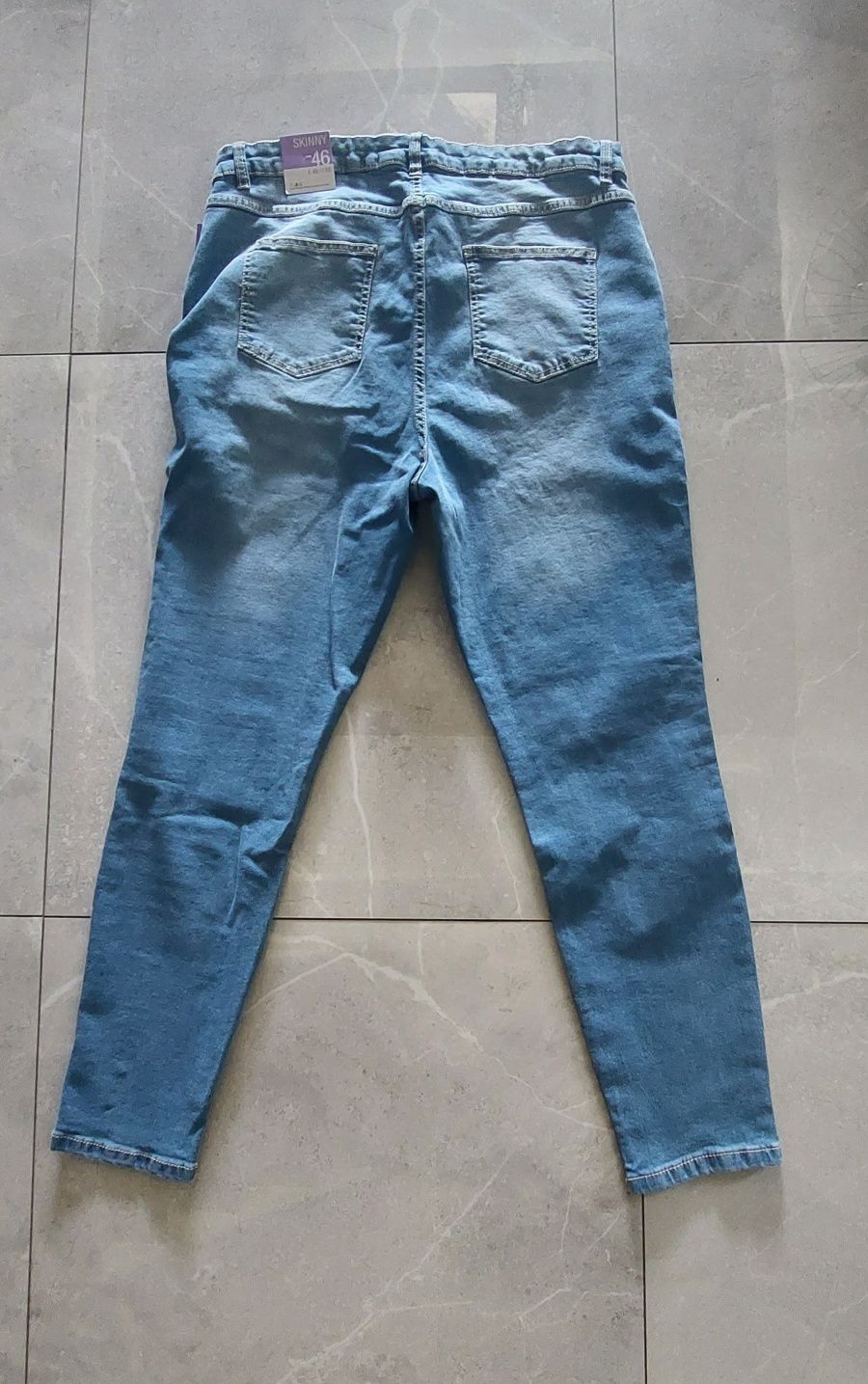 Skiny jeansy nowe 46