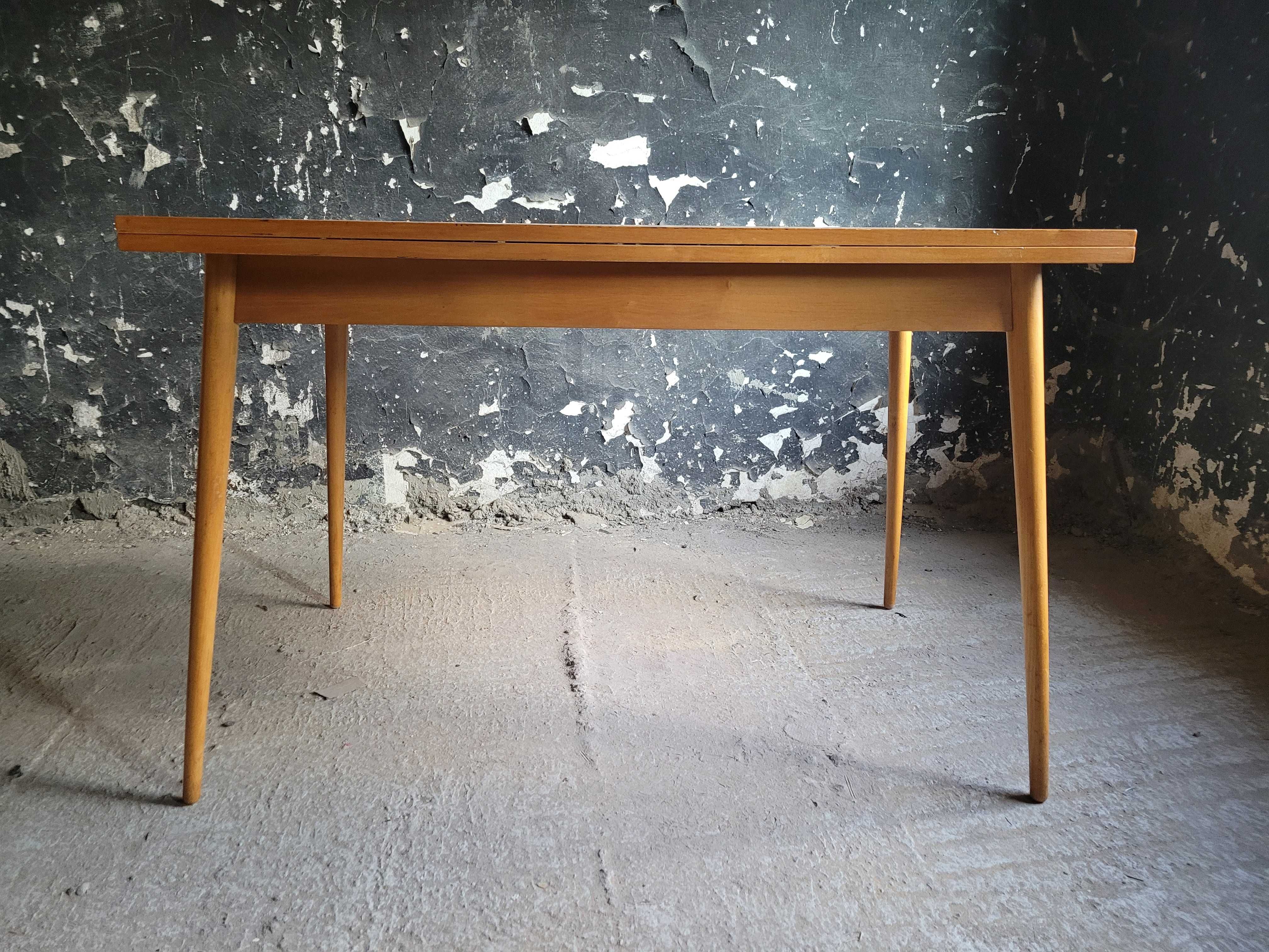Stół rozkladany duży Czechoslowacja  lata 60 retto vintage