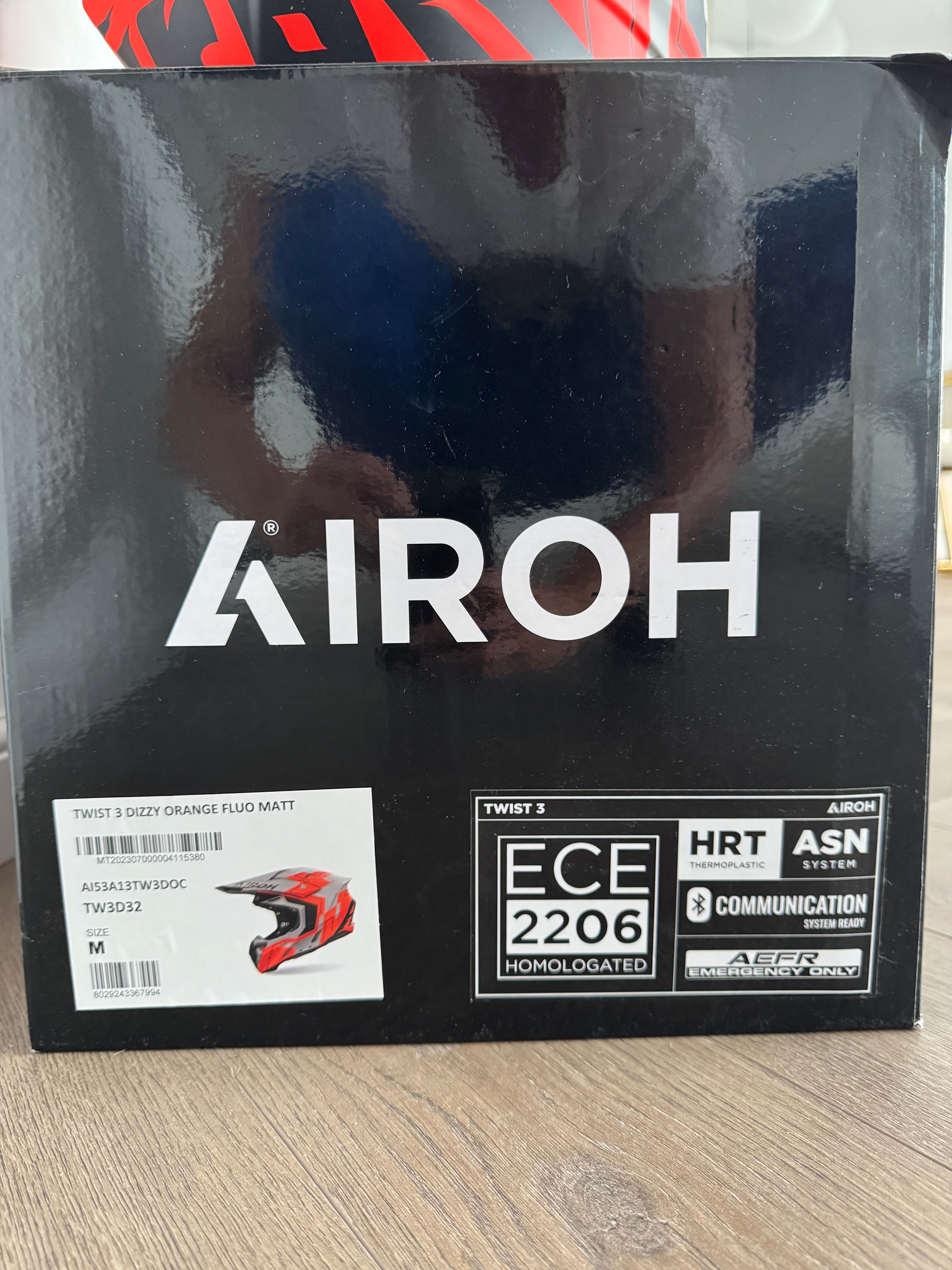 Kask AIROH Twist 3.0 cross gogle 100%