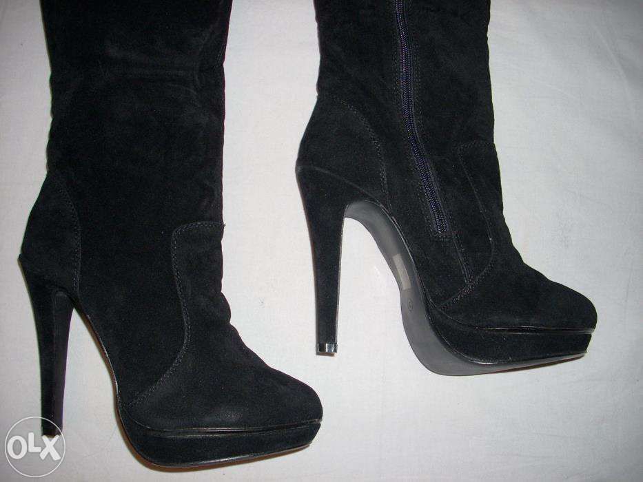 NOWE Zamszowe Kozaki 40 40,5