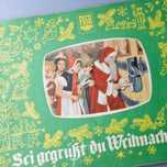stara książka śpiewnik boże narodzenie zima świety mikołaj ddr
