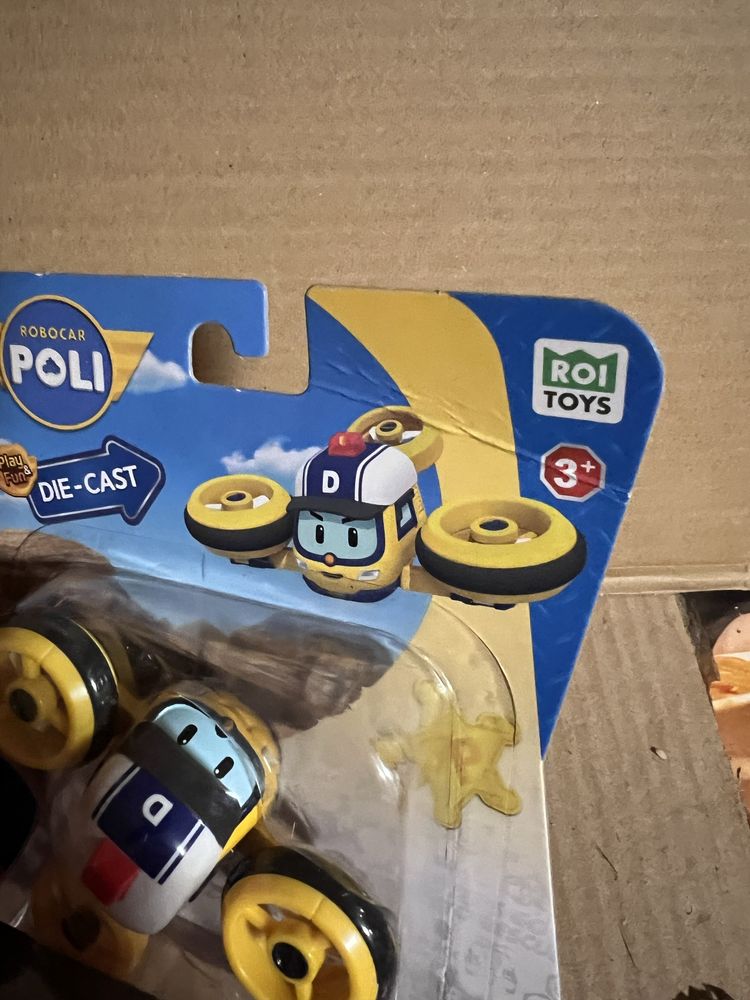 Металева колекційна машинка Робокар Хеллі Скулбі Дроні Макс Die-cast