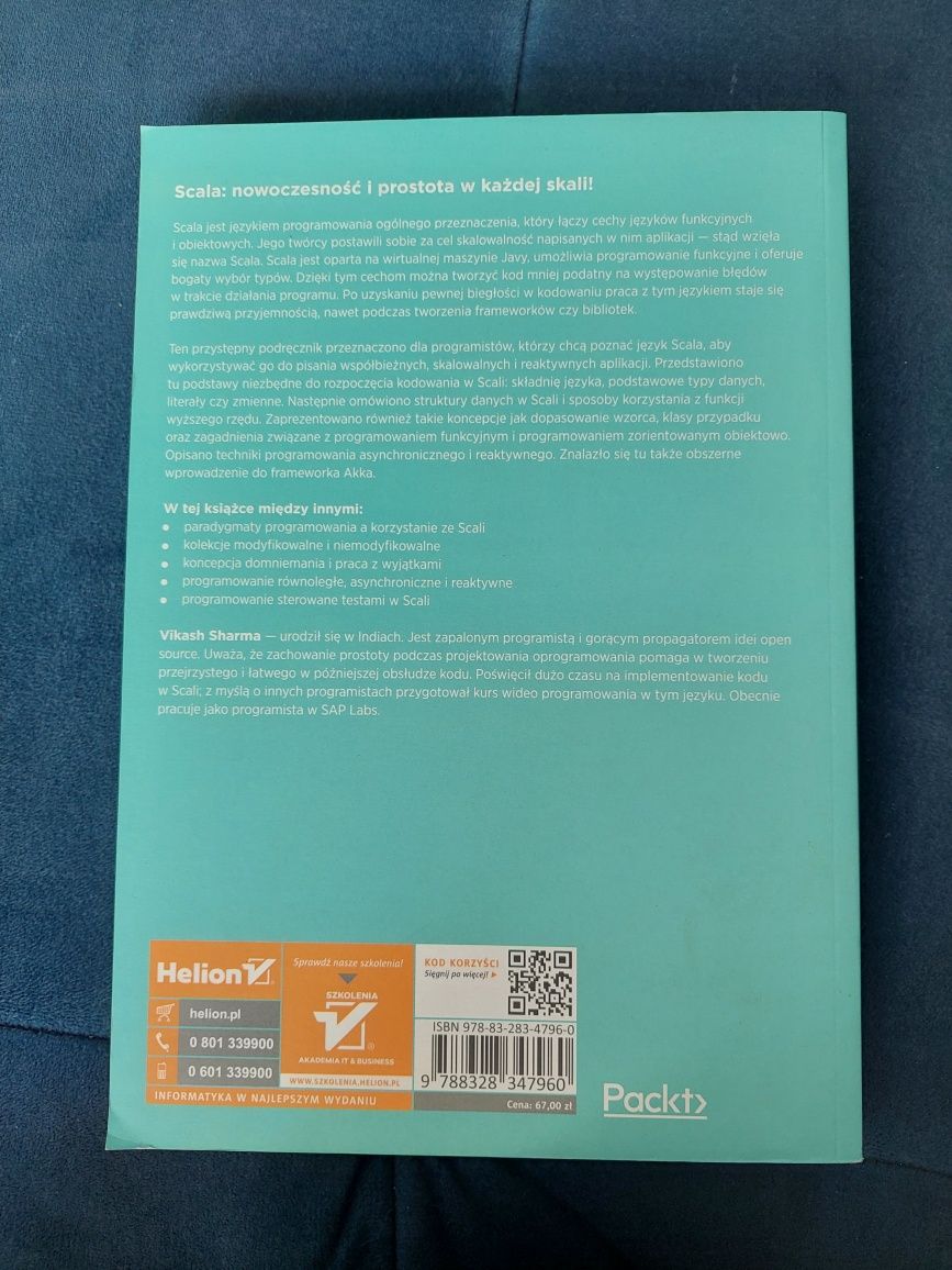 Scala. Nauka programowania – Vikash Sharma – praktyczny podręcznik, He