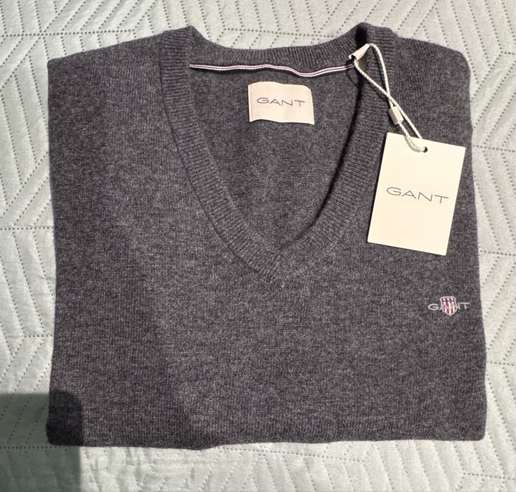 Sweter meski gant wełniany