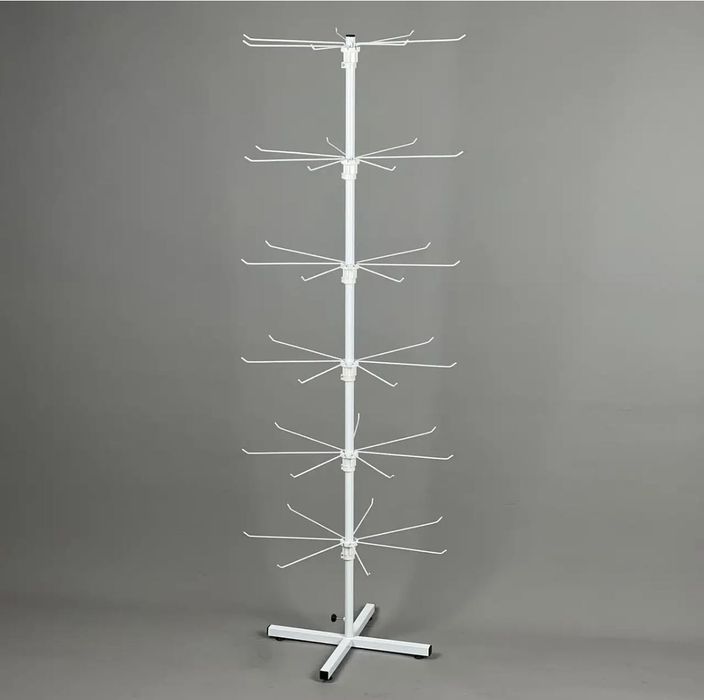 Стійка вертушка підлогова для аксесуарів на 6 ярусів